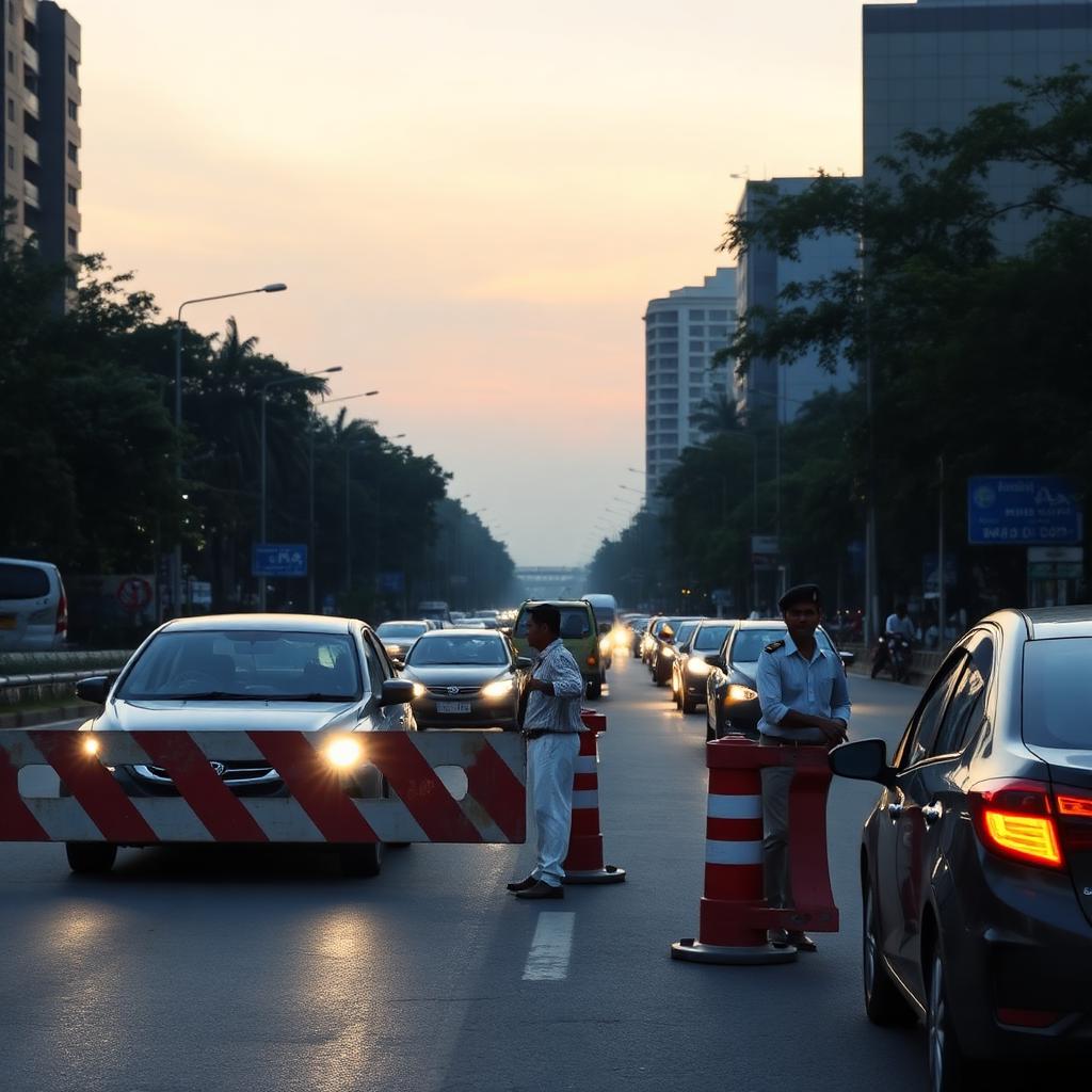Alternate route opened for evening commute — 1